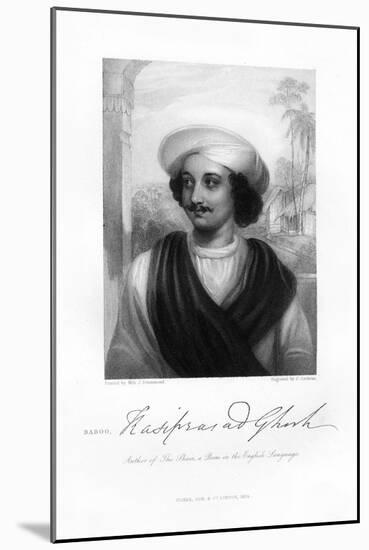 Kasi Das Prasad Ghosh, Indian Poet, 1834-J Cochran-Mounted Giclee Print