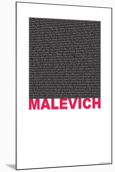 Kasimir Malevich Poster-NaxArt-Mounted Art Print