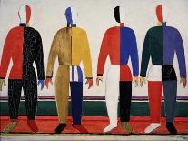 Sportsmen. 1928-32-Kasimir Malewitsch-Giclee Print