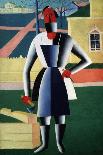 Suprematist Painting (Black Trapezium and Red Square). 1915-Kasimir Malewitsch-Framed Giclee Print