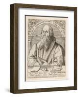 Kaspar Schwenkfeld German Silesian Nobleman and Christian Reformer-Theodor de Bry-Framed Art Print