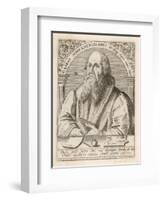 Kaspar Schwenkfeld German Silesian Nobleman and Christian Reformer-Theodor de Bry-Framed Art Print