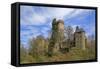 Kasselburg Castle near Pelm, Eifel, Rhineland-Palatinate, Germany, Europe-Hans-Peter Merten-Framed Stretched Canvas