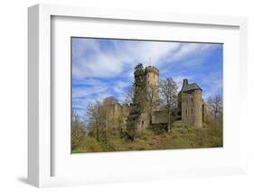 Kasselburg Castle near Pelm, Eifel, Rhineland-Palatinate, Germany, Europe-Hans-Peter Merten-Framed Photographic Print