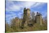 Kasselburg Castle near Pelm, Eifel, Rhineland-Palatinate, Germany, Europe-Hans-Peter Merten-Stretched Canvas