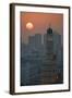Kassem Darwish Fakhroo Islamic Cultural Centre at Sunset, Doha, Qatar, Middle East-Frank Fell-Framed Photographic Print