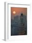 Kassem Darwish Fakhroo Islamic Cultural Centre at Sunset, Doha, Qatar, Middle East-Frank Fell-Framed Photographic Print