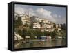 Kastoria and Lake Orestiada, Macedonia, Greece, Europe-Richardson Rolf-Framed Stretched Canvas