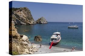 Kastro Beach, Skiathos, Sporades, Greek Islands, Greece, Europe-Rolf Richardson-Stretched Canvas