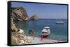 Kastro Beach, Skiathos, Sporades, Greek Islands, Greece, Europe-Rolf Richardson-Framed Stretched Canvas