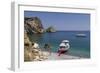 Kastro Beach, Skiathos, Sporades, Greek Islands, Greece, Europe-Rolf Richardson-Framed Photographic Print