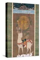 Kasuga Deer with Mandala, Muromachi Period-null-Stretched Canvas
