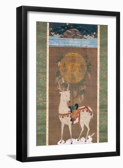 Kasuga Deer with Mandala, Muromachi Period-null-Framed Giclee Print