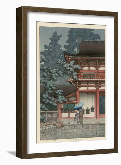 Kasuga Shrine, Nara-Kawase Hasui-Framed Premium Giclee Print