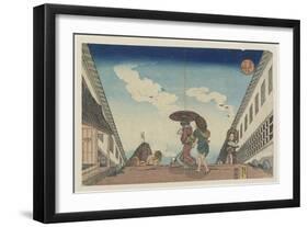 Kasumigaseki, 1830-1837-Utagawa Kuniyoshi-Framed Giclee Print