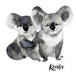 Australian Animals Watercolor Illustration Hand Drawn Wildlife Isolated on a White Background. Cass-Kat_Branch-Art Print