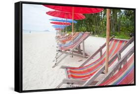 Kata Yai Beach, Phuket Island, Phuket, Thailand, Southeast Asia, Asia-Andrew Stewart-Framed Stretched Canvas