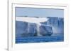 Katabatic Winds Blow Snow into the Sea Off Glacier Face at Brown Bluff, Weddell Sea, Antarctica-Michael Nolan-Framed Photographic Print
