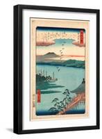 Katada No Rakugan-Utagawa Hiroshige-Framed Giclee Print