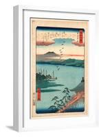 Katada No Rakugan-Utagawa Hiroshige-Framed Giclee Print