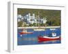 Katapola Port, Amorgos, Cyclades, Aegean, Greek Islands, Greece, Europe-Tuul-Framed Photographic Print