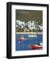 Katapola Port, Amorgos, Cyclades, Aegean, Greek Islands, Greece, Europe-Tuul-Framed Premium Photographic Print