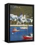 Katapola Port, Amorgos, Cyclades, Aegean, Greek Islands, Greece, Europe-Tuul-Framed Stretched Canvas