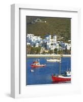 Katapola Port, Amorgos, Cyclades, Aegean, Greek Islands, Greece, Europe-Tuul-Framed Photographic Print