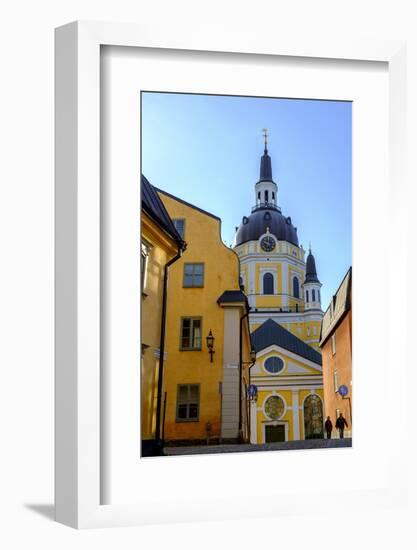 Katarina Kyrka (Church of Catherine) at Sodermalm District in Stockholm, Sweden-Carlos Sanchez Pereyra-Framed Photographic Print