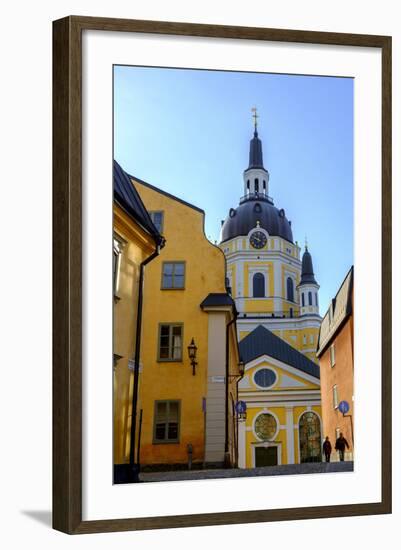 Katarina Kyrka (Church of Catherine) at Sodermalm District in Stockholm, Sweden-Carlos Sanchez Pereyra-Framed Photographic Print