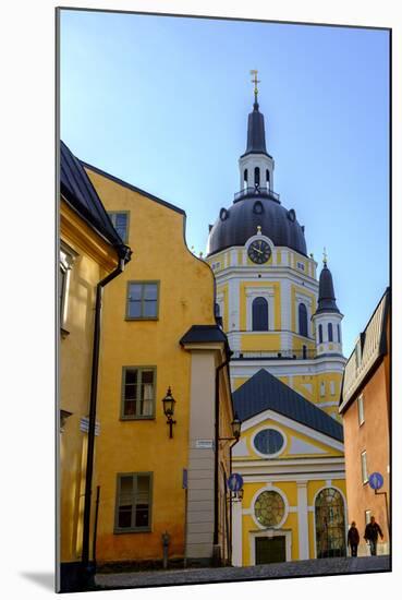 Katarina Kyrka (Church of Catherine) at Sodermalm District in Stockholm, Sweden-Carlos Sanchez Pereyra-Mounted Photographic Print