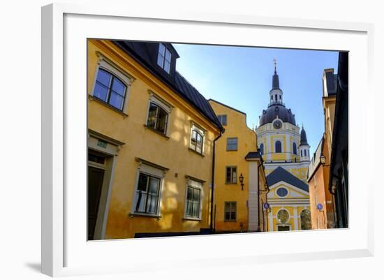 Katarina Kyrka (Church of Catherine) at Sodermalm District in Stockholm, Sweden-Carlos Sanchez Pereyra-Framed Photographic Print