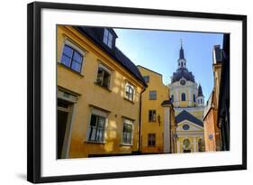 Katarina Kyrka (Church of Catherine) at Sodermalm District in Stockholm, Sweden-Carlos Sanchez Pereyra-Framed Photographic Print