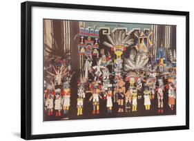 Katchina Dolls, New Mexico-null-Framed Art Print