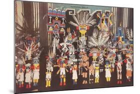 Katchina Dolls, New Mexico-null-Mounted Art Print