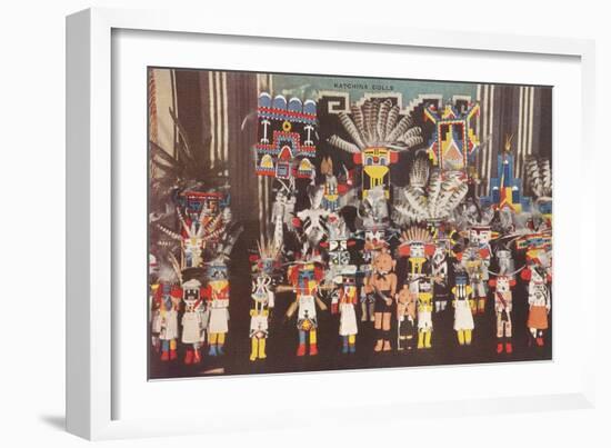 Katchina Dolls, New Mexico-null-Framed Art Print