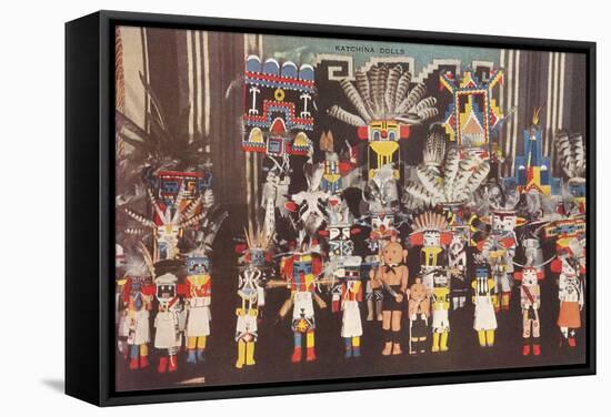 Katchina Dolls, New Mexico-null-Framed Stretched Canvas