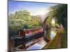 Kate Boat on the Grand Union Canal, 2001-Kevin Parrish-Mounted Giclee Print