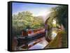 Kate Boat on the Grand Union Canal, 2001-Kevin Parrish-Framed Stretched Canvas