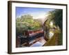 Kate Boat on the Grand Union Canal, 2001-Kevin Parrish-Framed Giclee Print