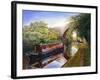 Kate Boat on the Grand Union Canal, 2001-Kevin Parrish-Framed Giclee Print