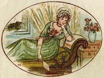Polly Put the Kettle on We'll All Have Tea-Kate Greenaway-Art Print