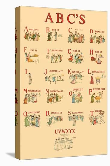 Kate Greenaway's ABC's-Kate Greenaway-Stretched Canvas