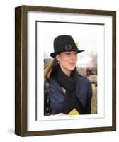 Kate Middleton at Cheltenham Festival-null-Framed Art Print