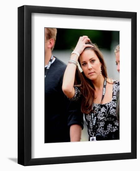 Kate Middleton enjoy in the concert in Hyde Park tonight-null-Framed Premium Photographic Print