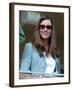 Kate Middleton in the Royal box at Cheltenham racecourse, 16th March 2007-null-Framed Photographic Print