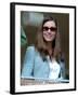 Kate Middleton in the Royal box at Cheltenham racecourse, 16th March 2007-null-Framed Photographic Print