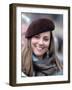 Kate Middleton in the Royal box at Cheltenham racecourse, March 16th 2007-null-Framed Photographic Print