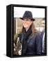 Kate Middleton, the girlfriend of Prince William, arrives at Cheltenham Racecourse in Gloucstershir-null-Framed Stretched Canvas