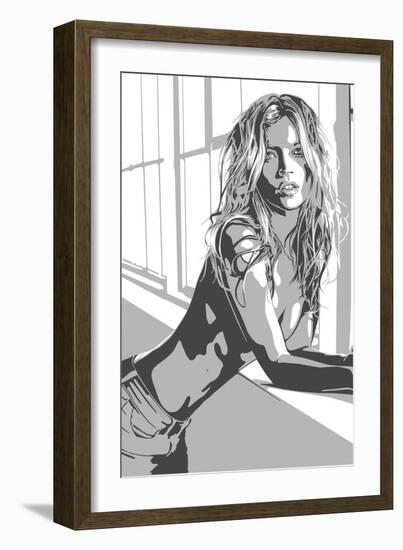 Kate Moss-Emily Gray-Framed Giclee Print